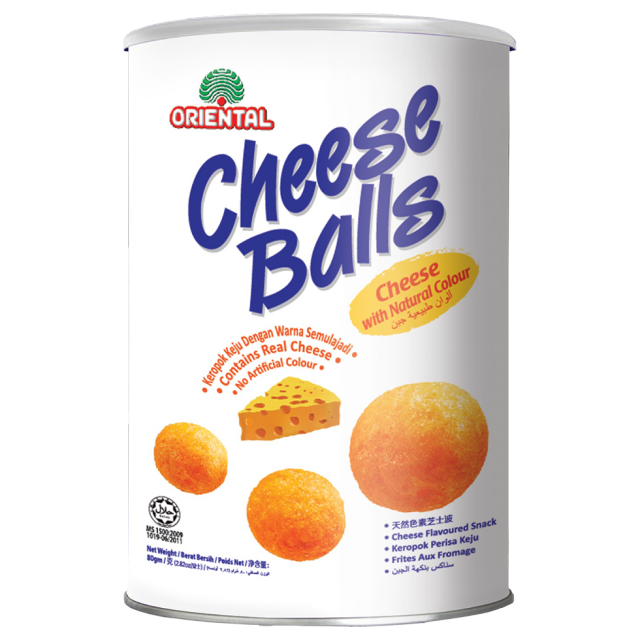Cheese Balls 80g Oriental Food Industries Sdn Bhd