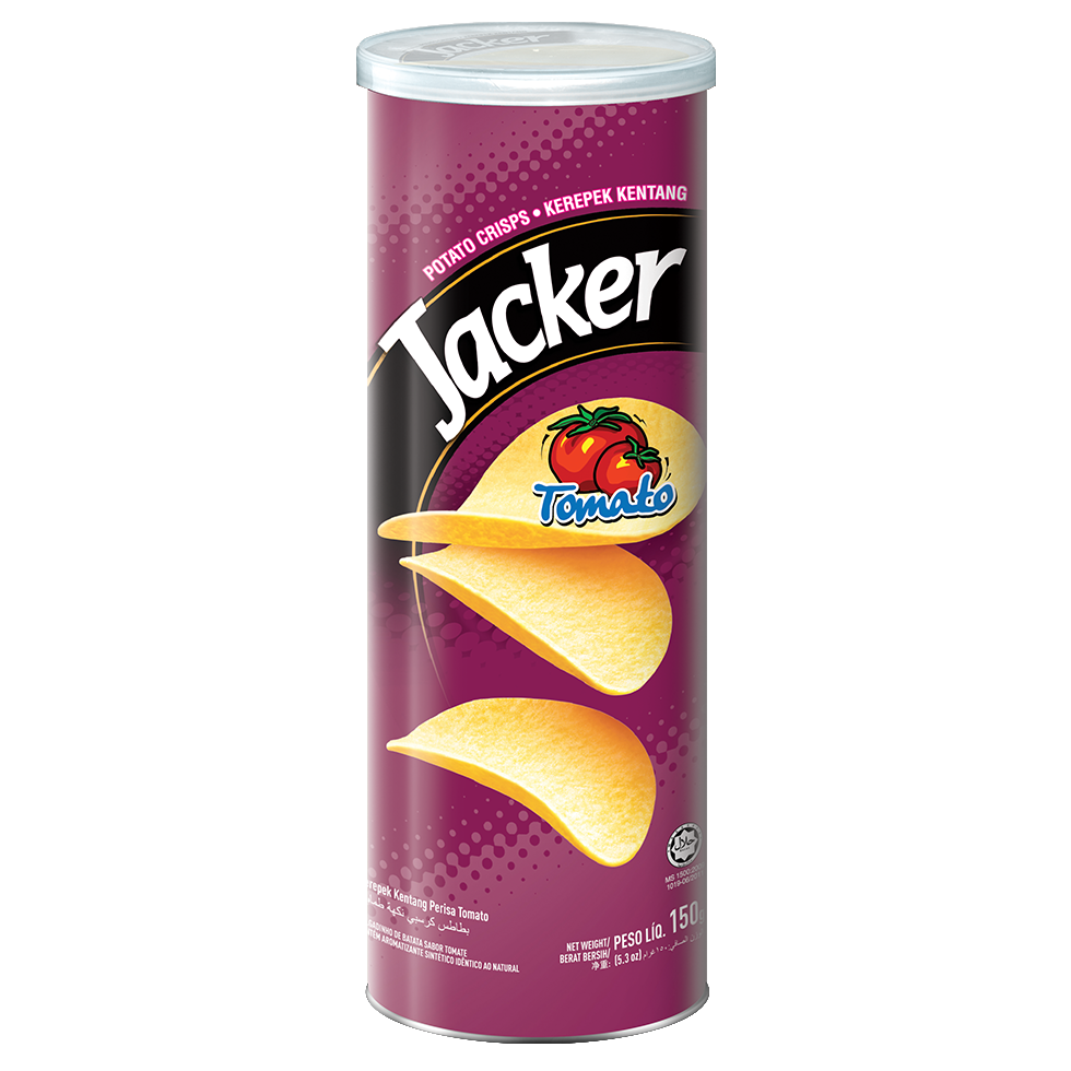 Jacker Potato Crisps 150g Tomato Oriental Food Industries Sdn Bhd