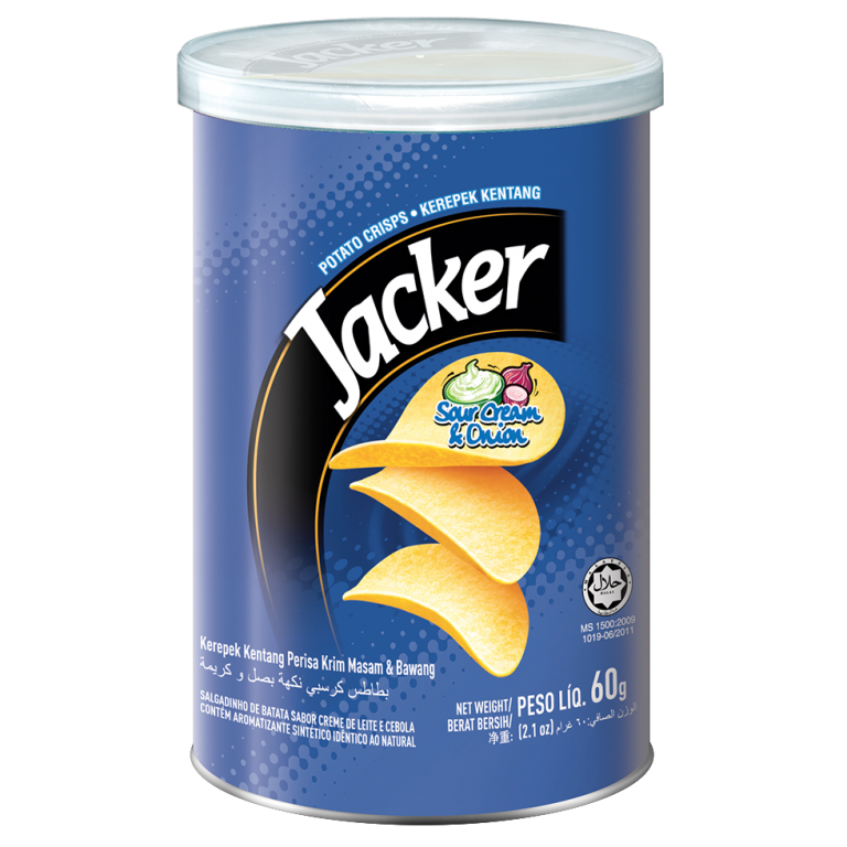 Jacker Potato Crisps 60g SCO Oriental Food Industries Sdn Bhd