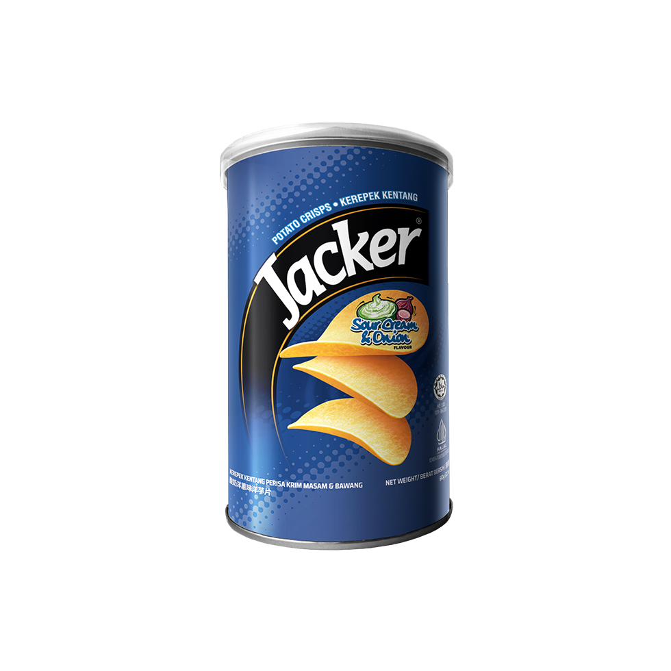 Jacker Potato Crisps 60g SCO Oriental Food Industries Sdn Bhd